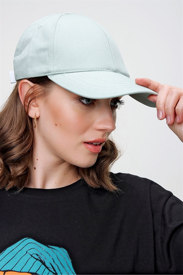 Kadın Mint Unisex Spor Şapka
