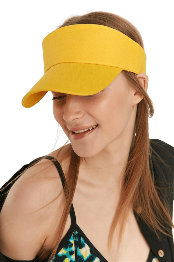 Kadın Koyu Sarı Tenisçi Şapka