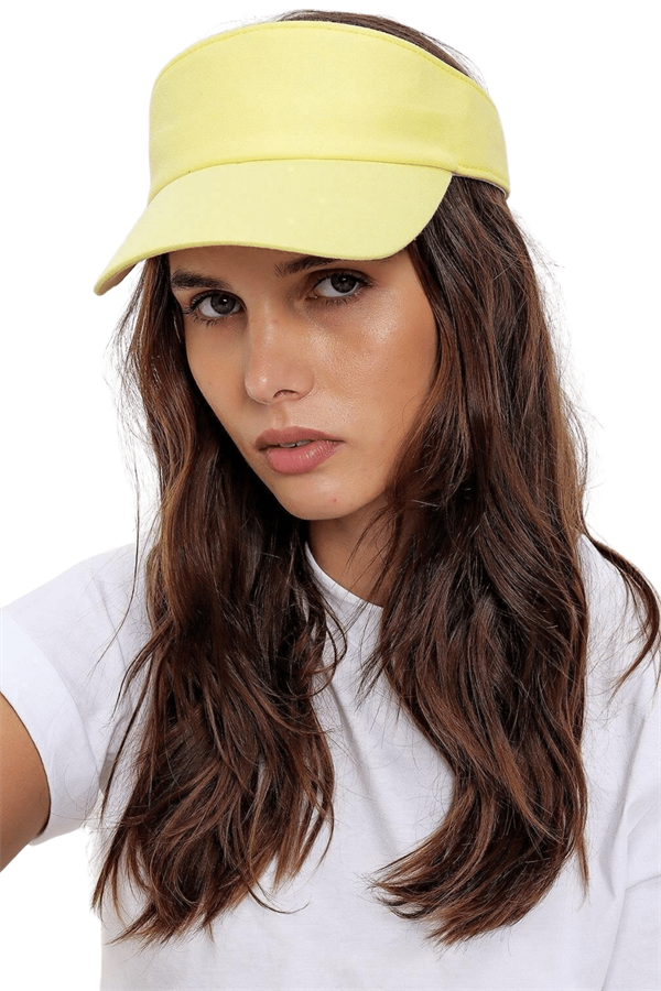 Kadın Sarı Tenisçi Şapka