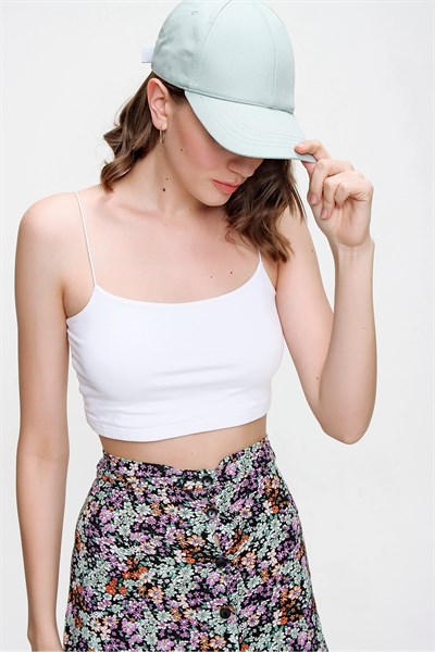 Kadın Mint Unisex Spor Şapka