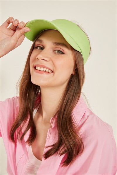 Kadın Yeşil Tenisçi Şapka