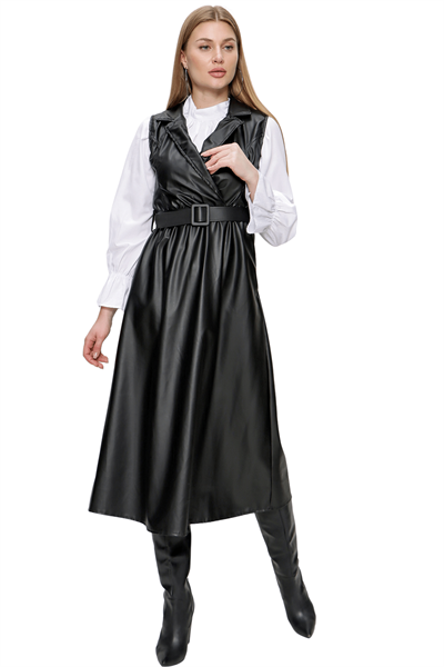 Kadın Siyah Jile İkili Takım Elbise