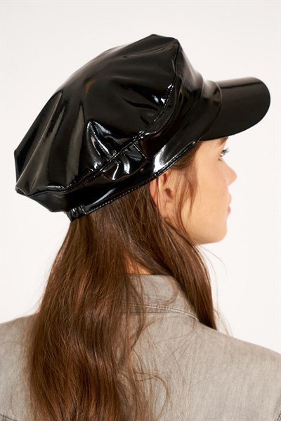 Kadın Siyah Ruhan kasket şapka
