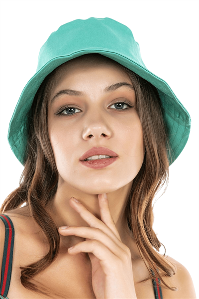 Kadın Açık Yeşil Bucket Şapka